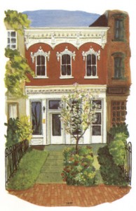 SWG Headquarters, Washington, D.C. (watercolor by Elisabeth Booz)